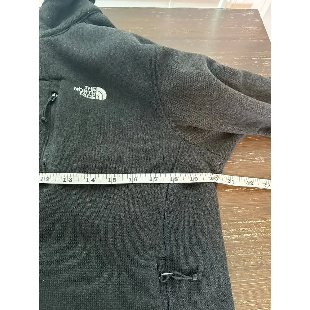 The North Face Men’s Medium Black Full Zip Fleece Jacket Zip Pockets Outdoor